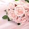 50-Piece Blush Pink Artificial Roses – Foam Fake Roses with Stems for DIY Wedding Bouquets, Centerpieces, Party & Home Decor